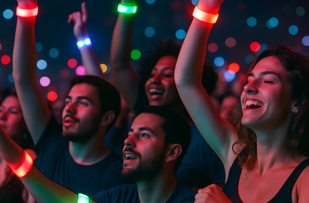 Hybrid Events: Nahtlose Verbindung mit LED-Armbändern