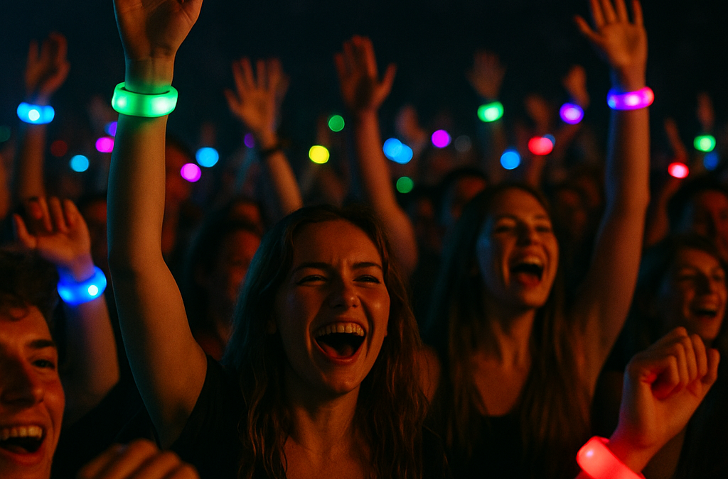 Personalisierte LED-Armbänder für ein unvergessliches Event