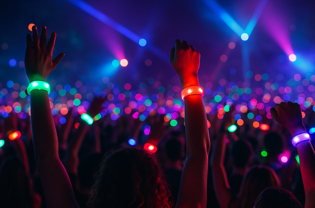 Datengetriebenes Event-Design mit LED-Armbändern
