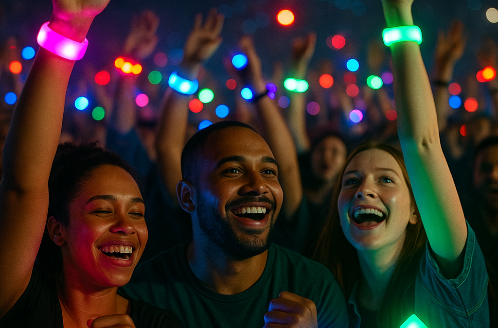 LED-Armbänder für Events: Sicherheit und Inklusives Design