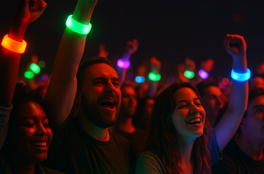 LED-Armbänder für Event-Interaktion und Sponsoring