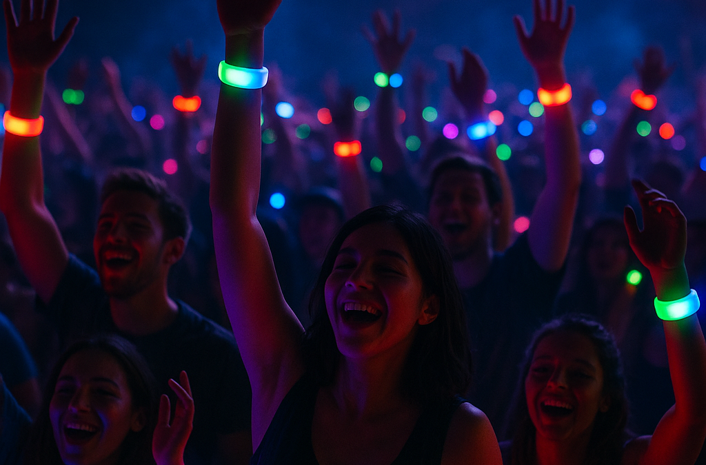 Verbessere dein Event mit LED-Armbändern für Crowd-Engagement
