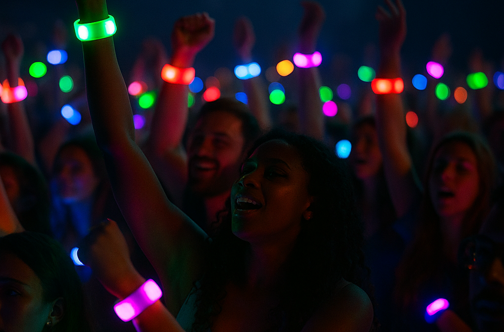 Inklusion via Licht: LED-Armbänder für Events
