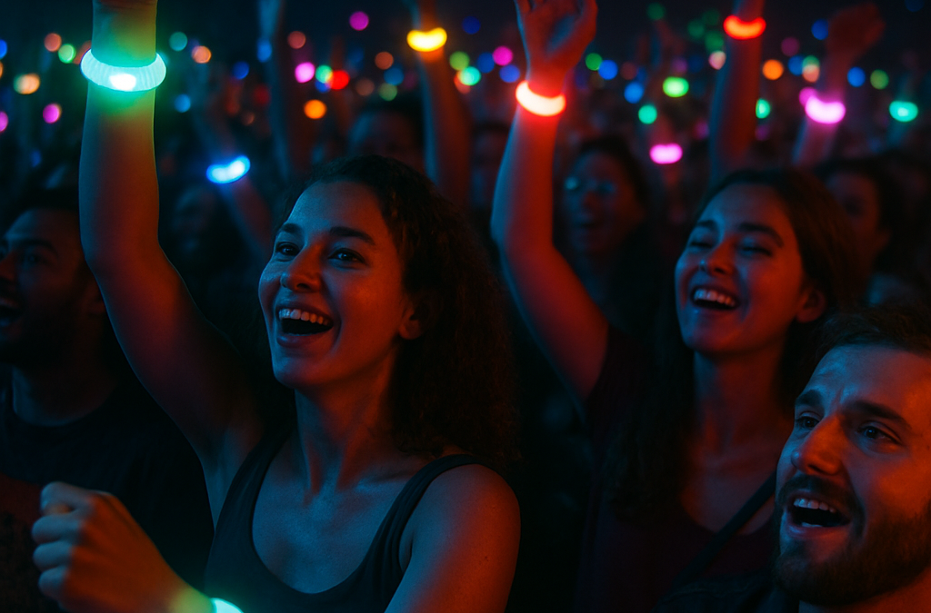 Barrierefreiheit mit LED-Armbändern für Events