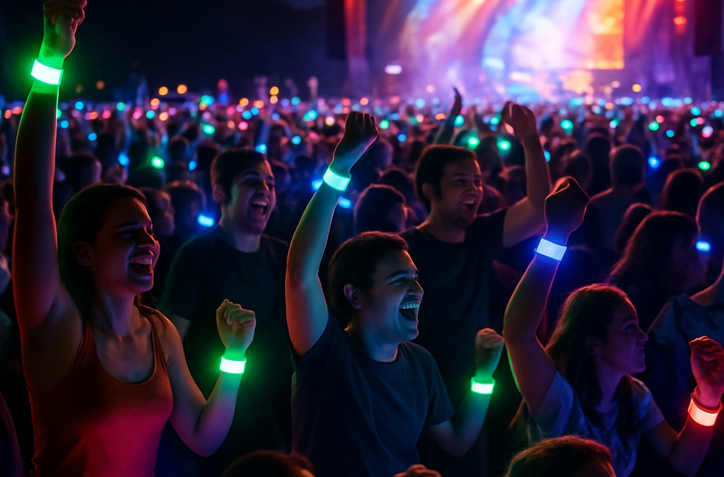 LED-Lichtarmbänder: Sicherheit und Datenschutz für Events